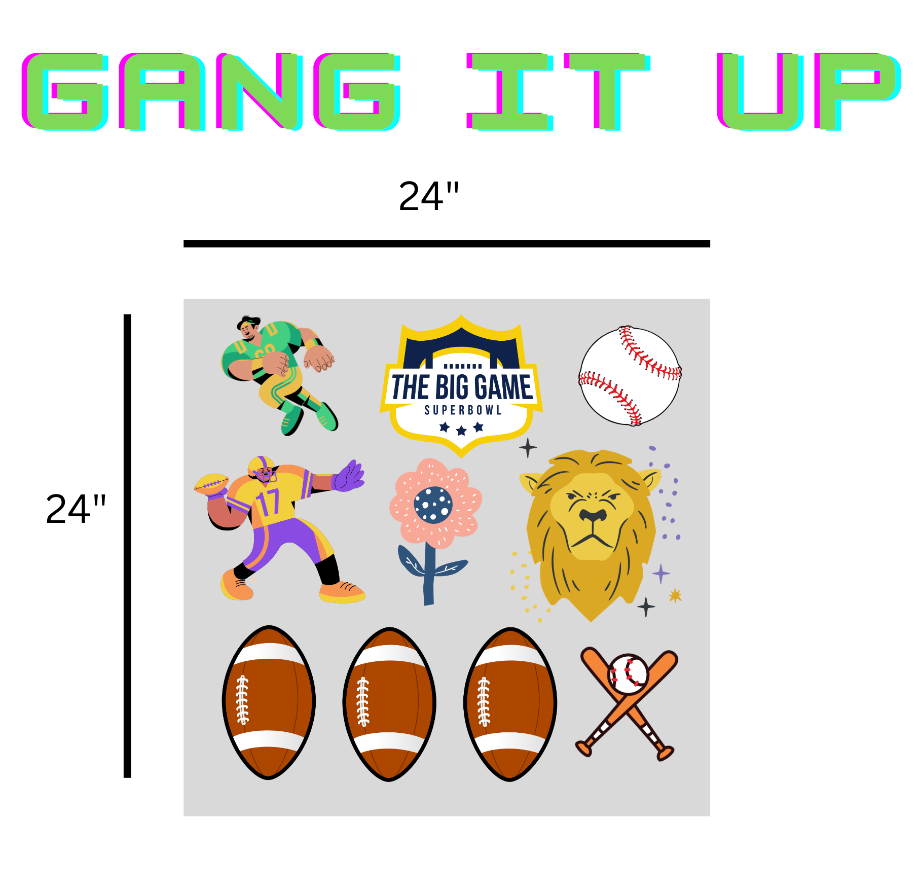 Custom DTF Gang Sheet